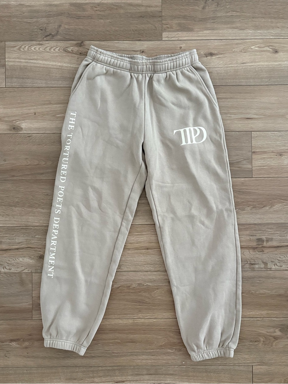 Taylor Swift The Tortured Poets Department Beige Sweatpants